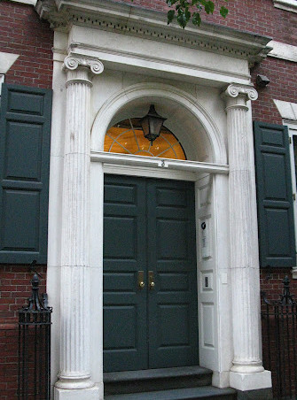 Entrance to the Vanderbilt Mansion on Sutton Place