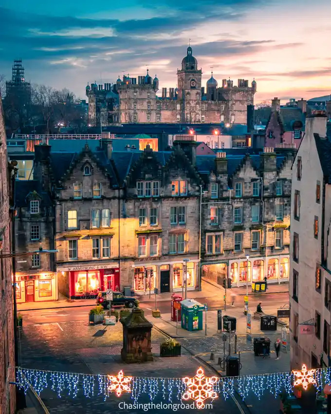 George Heriot's School in Edinburgh, a turreted building believed to have inspired Hogwarts School of Witchcraft and Wizardry