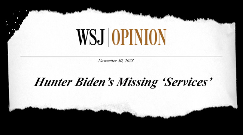 WSJ Opinion on Biden Family Finances