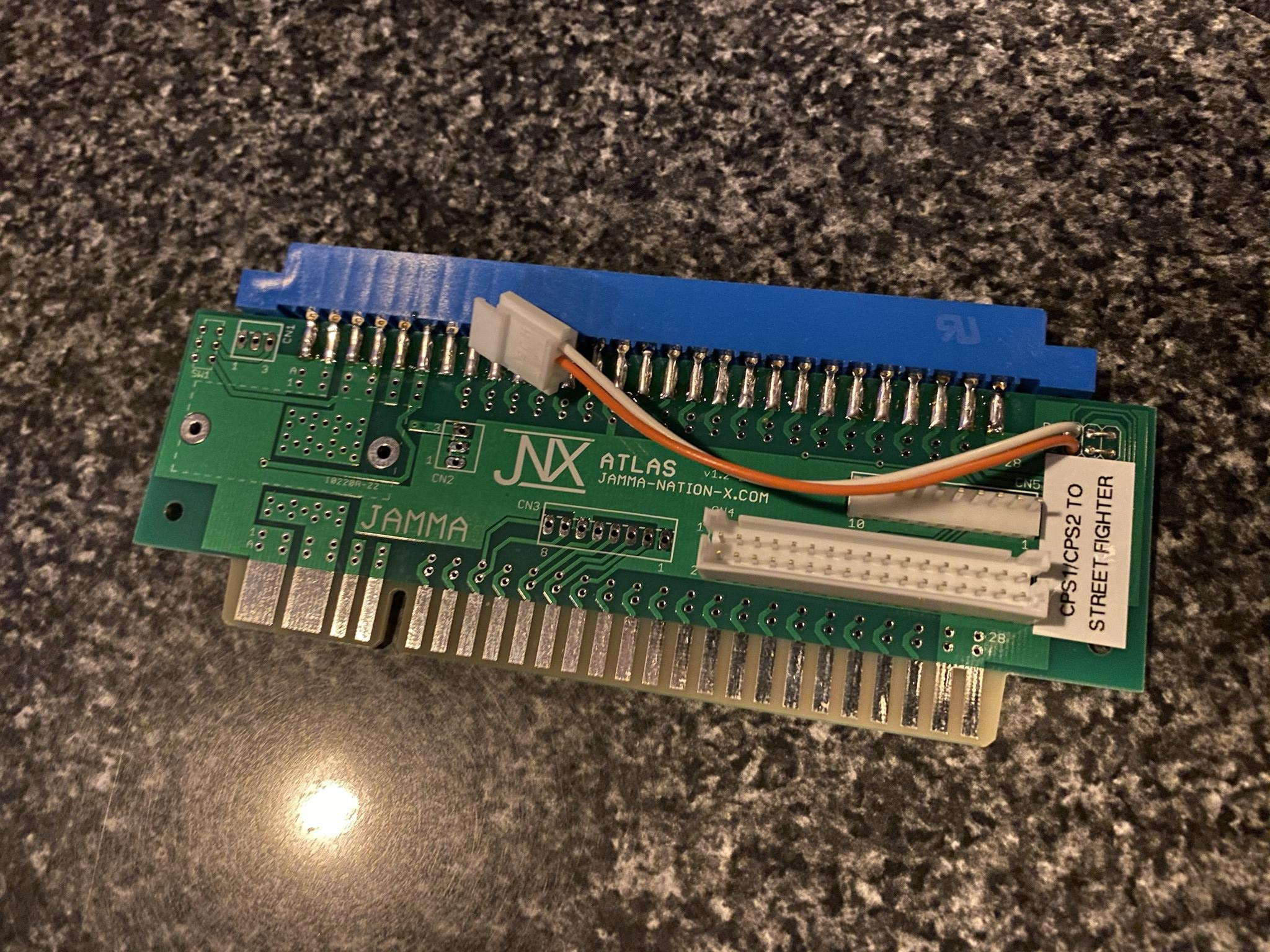 A more modern and functional End PCB replacement for Street Fighter One.