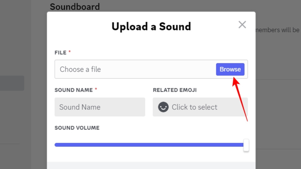 Browse Sound Clip From File Manager