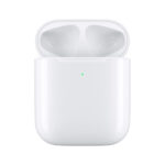 AirPods charging case showing battery levels